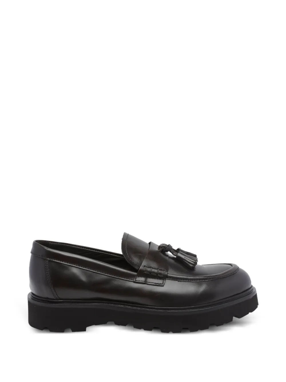 Pawelk's tassel-detail leather loafers - Marrone
