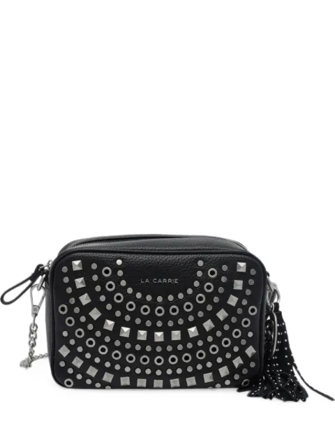 La Carrie Solid stud-embellished cross body bag