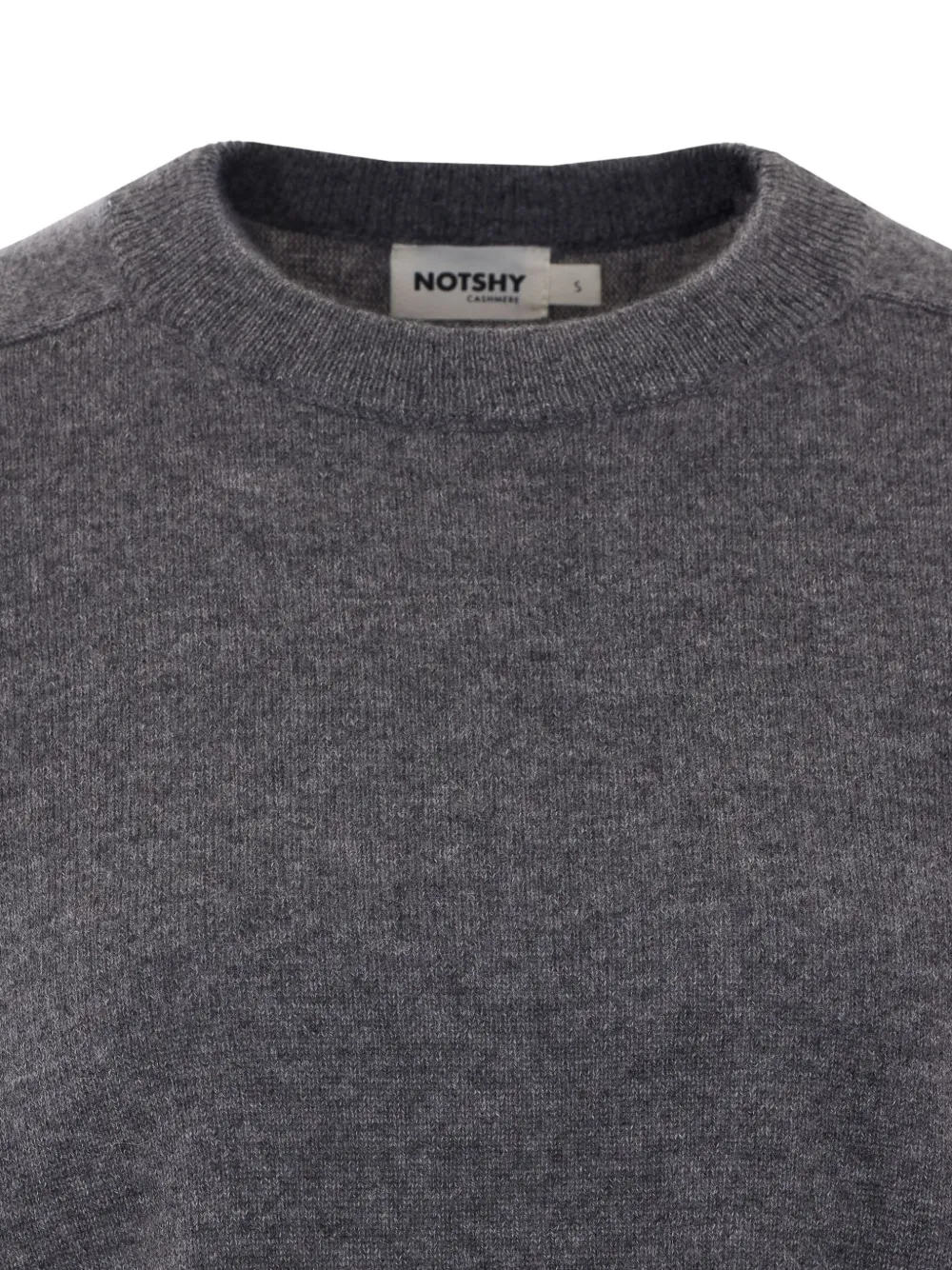 Not Shy Lilou short-sleeve sweater Grijs
