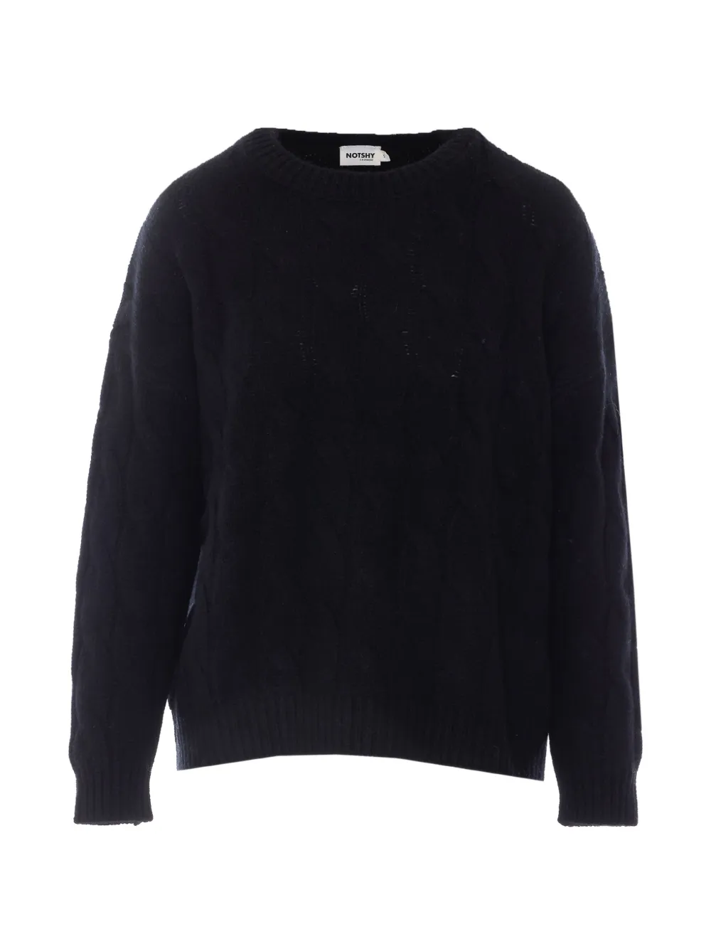 Not Shy crew-neck sweater