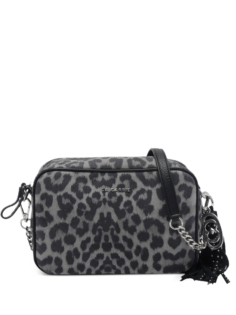 La Carrie Lio leopard-print cross body bag