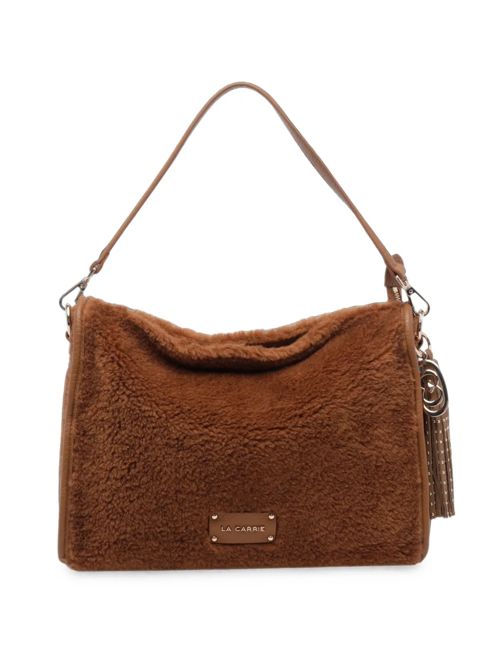 La Carrie Teddy shoulder bag - Marrone