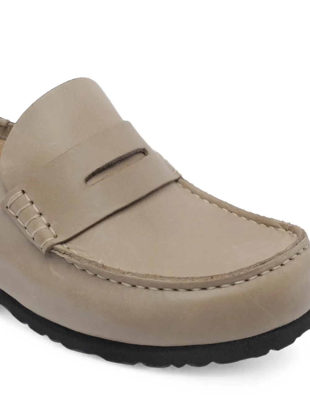 Birkenstock Naples leather mules Beige