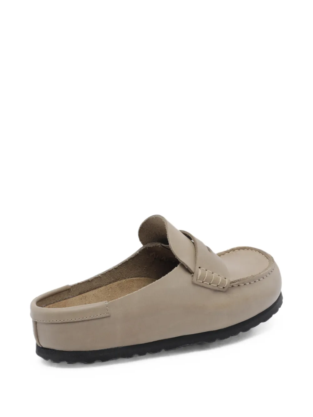 Birkenstock Naples leather mules Beige