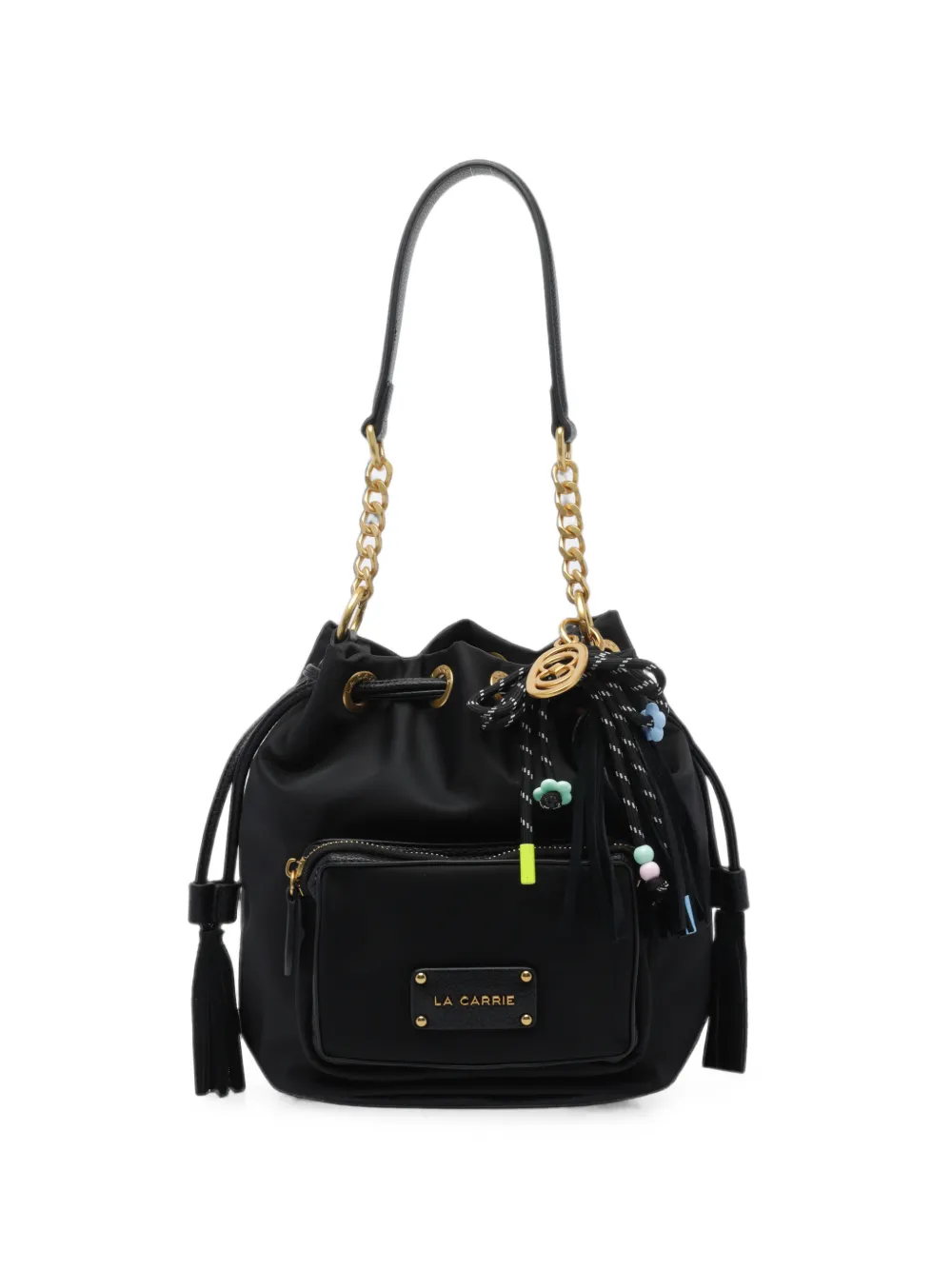 La Carrie Dark Wave bucket bag - Nero