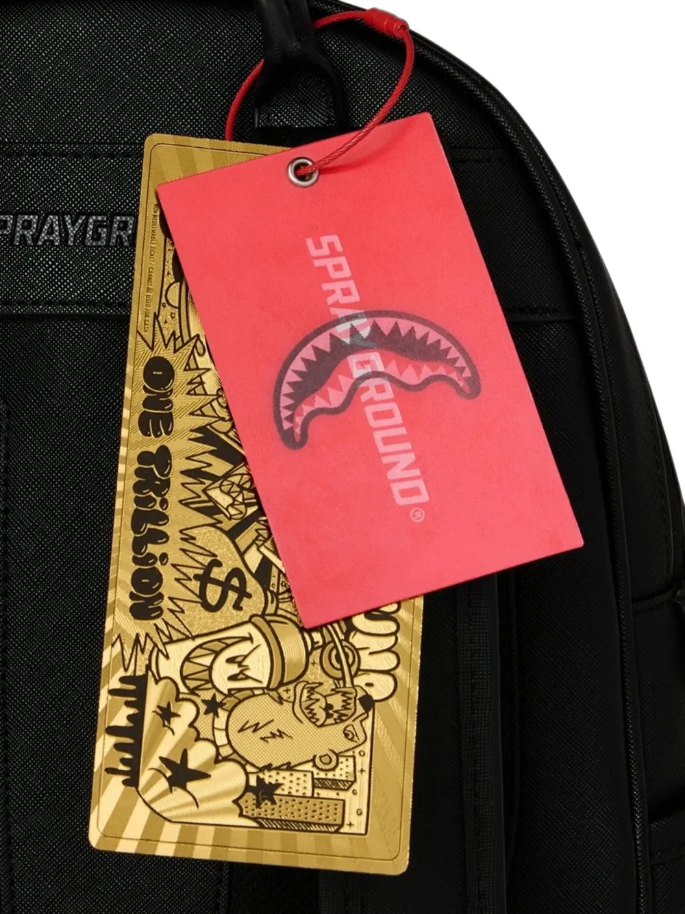 Sprayground Disappearing Shark Savage rugzak Zwart