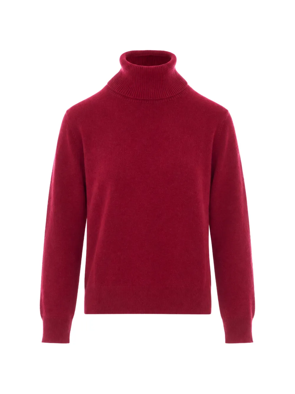 Not Shy Laurene High-neck Sweater In Red