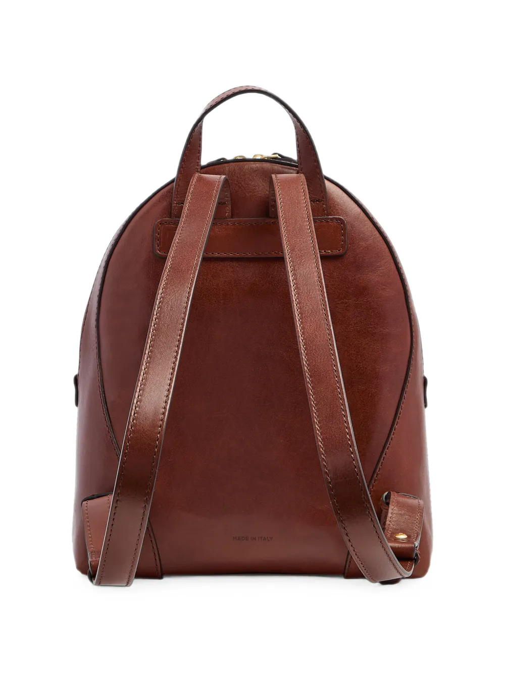 The Bridge leather backpack - Marrone