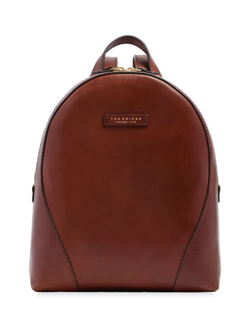 The Bridge leather backpack - Marrone
