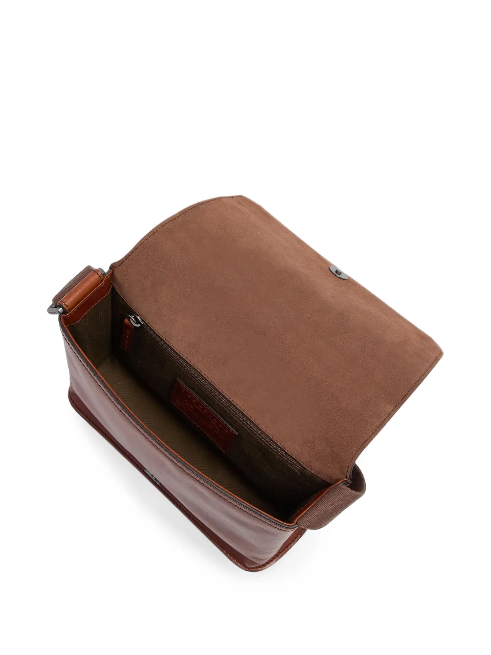The Bridge leather messenger bag Bruin