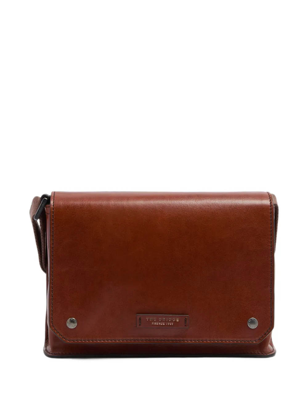 The Bridge leather messenger bag Bruin