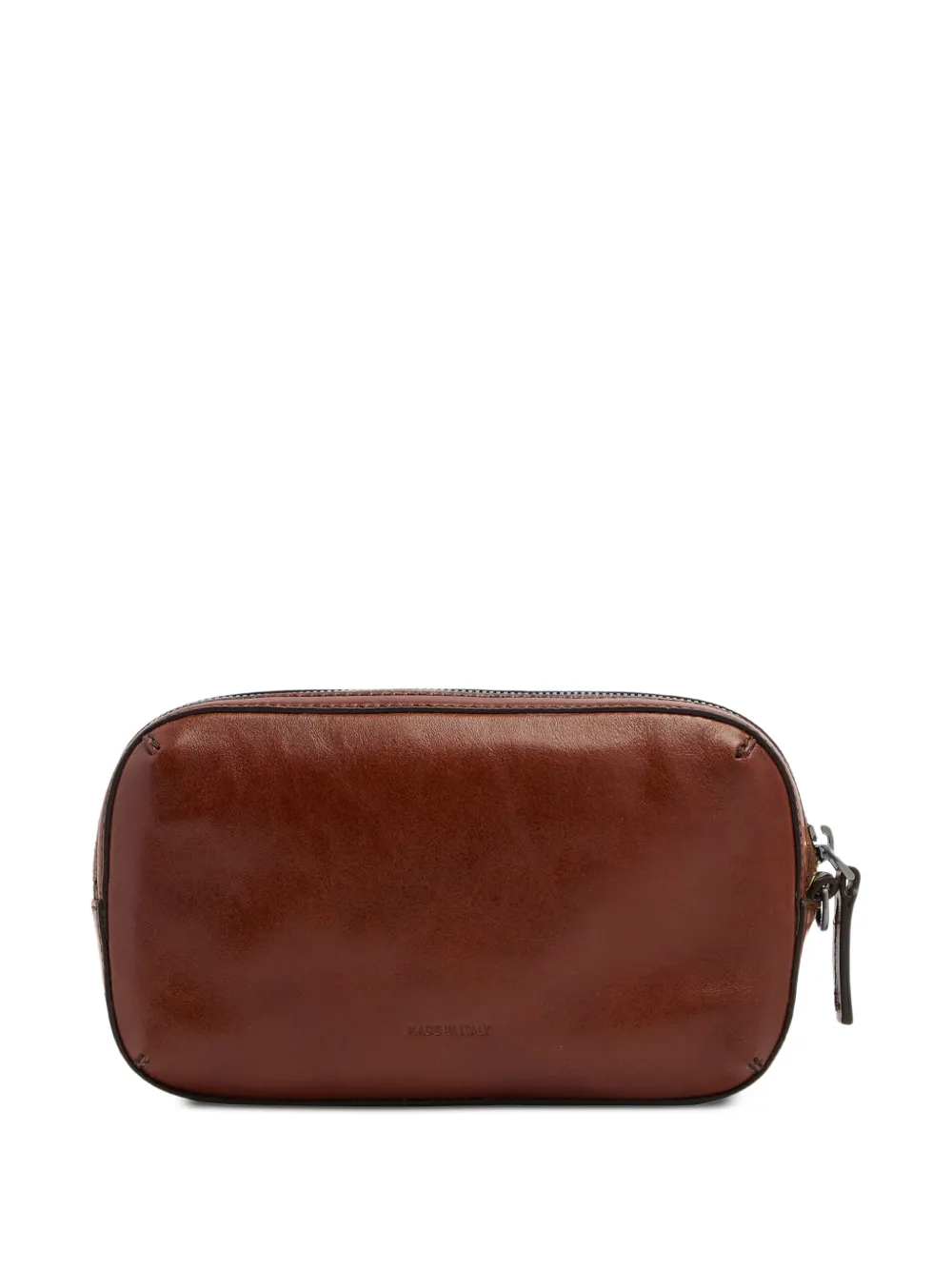 The Bridge Clutch met logoplakkaat Bruin