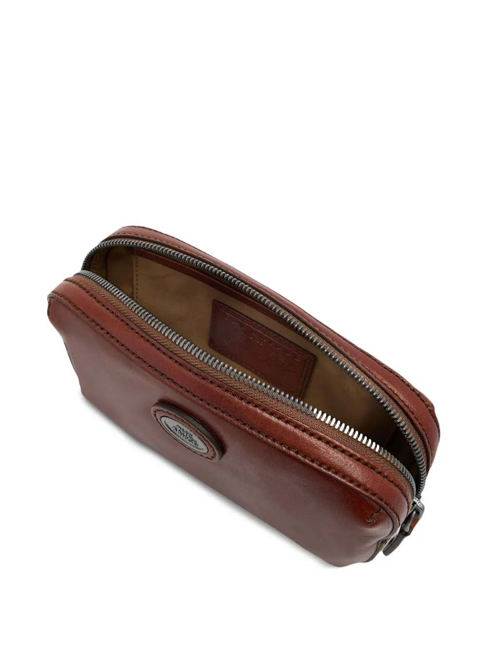 The Bridge Clutch met logoplakkaat Bruin