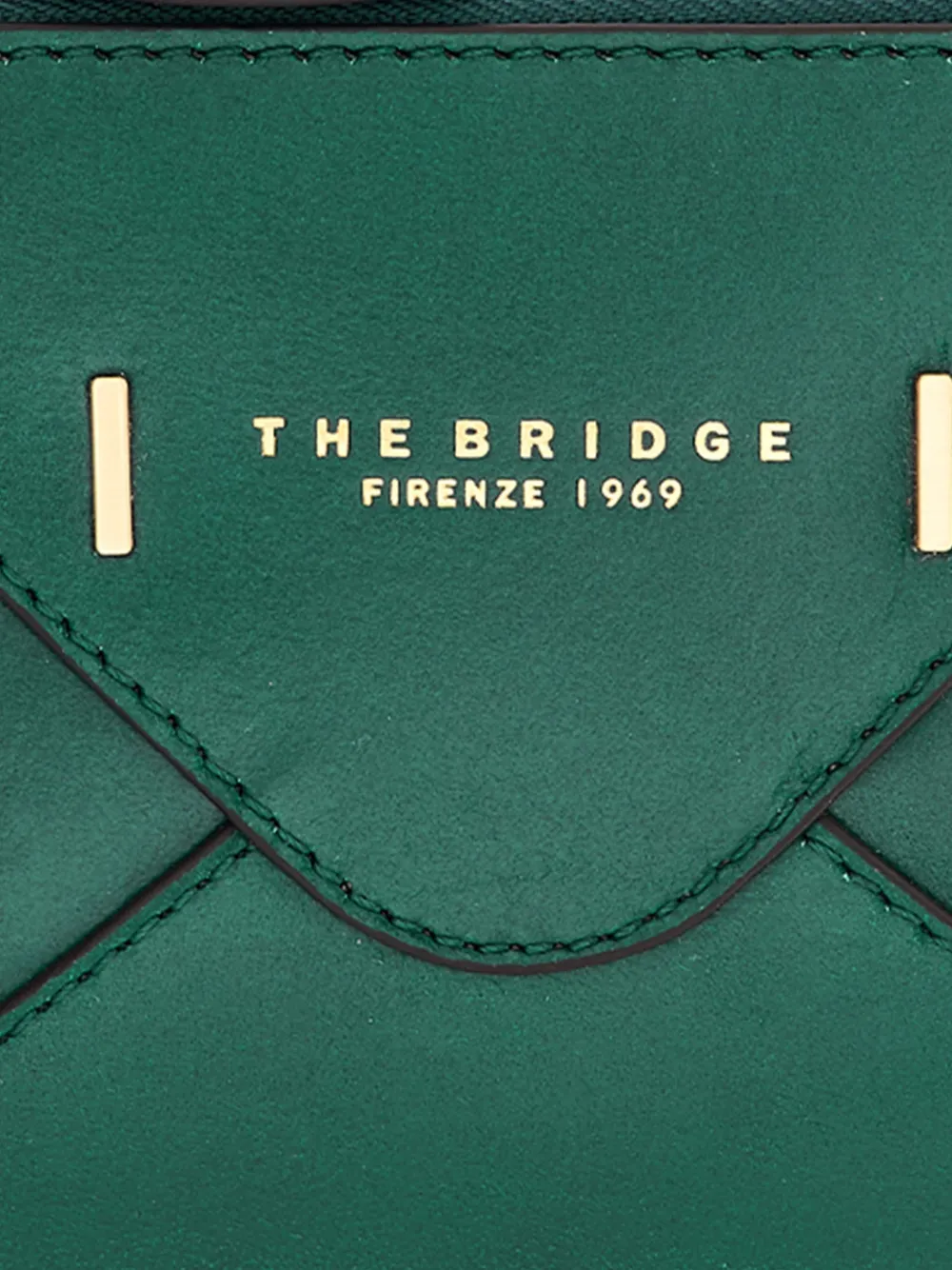 The Bridge Leren pasjeshouder Groen