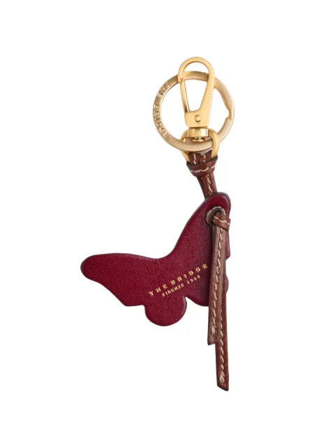 The Bridge butterfly leather keyring