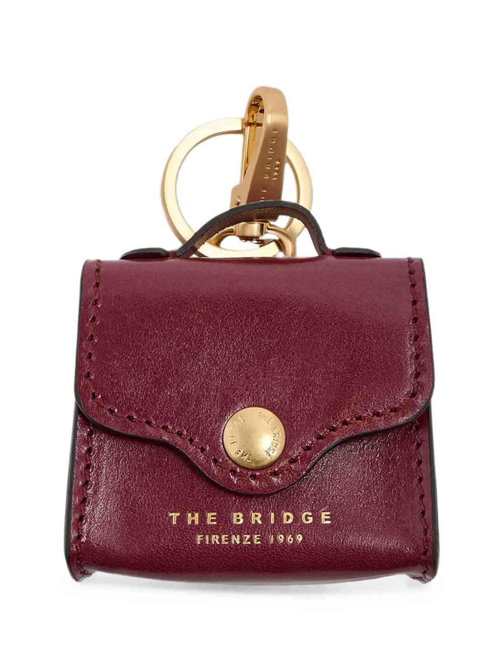 The Bridge leather-pouch keyring