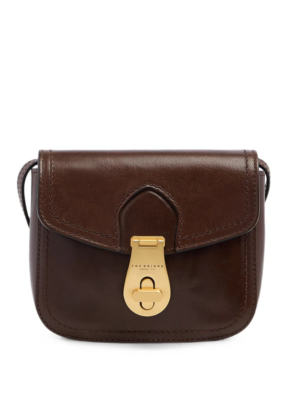 The Bridge leather buckle-fastening cross body bag