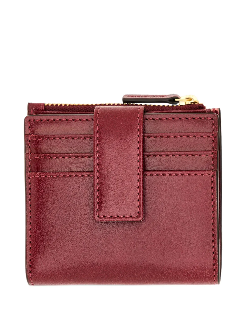 The Bridge bifold leather wallet Rood