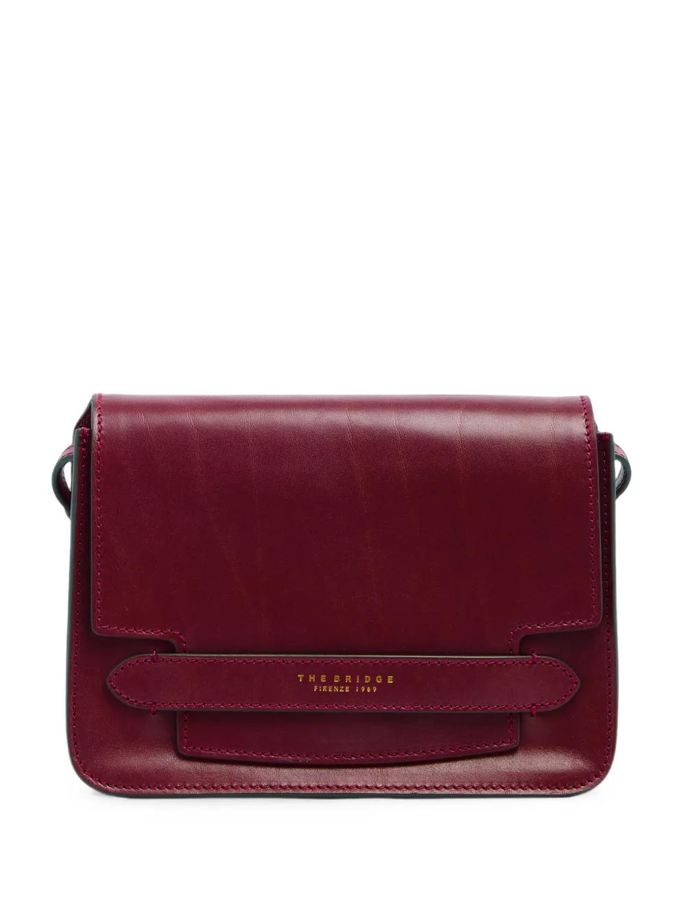 The Bridge leather cross body bag - Rosso