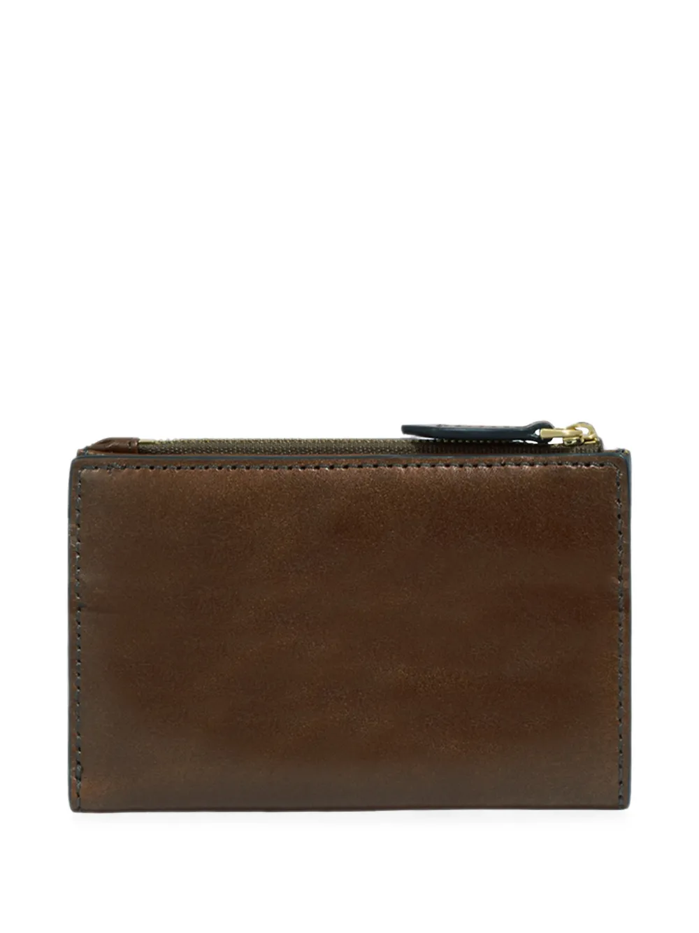 The Bridge Lucrezia leren portemonnee met logoprint Bruin
