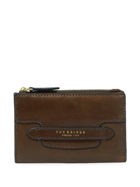 The Bridge Lucrezia logo-print leather wallet