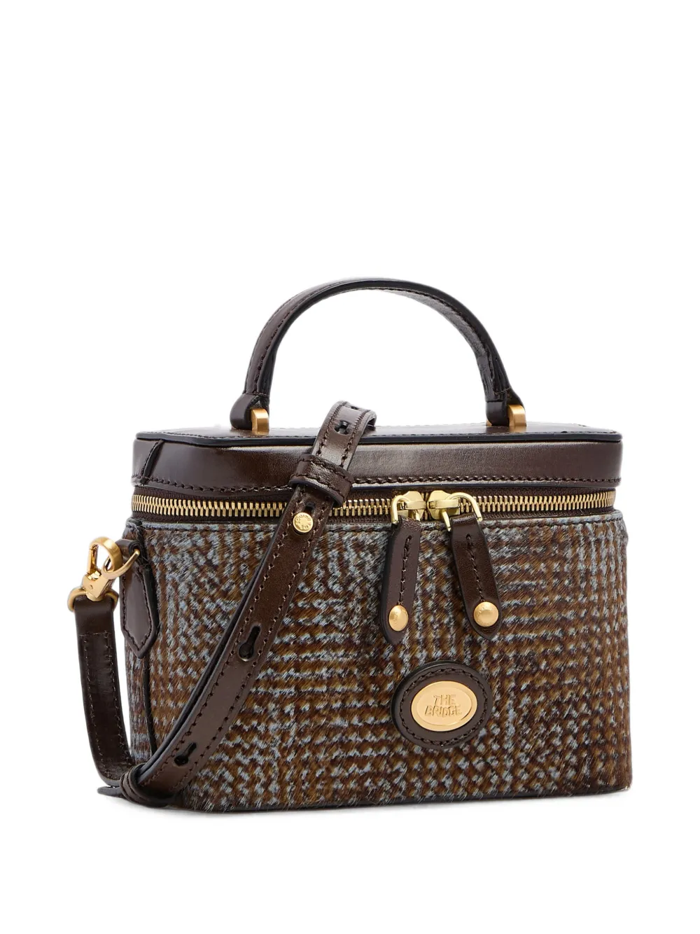 The Bridge Leren shopper Bruin