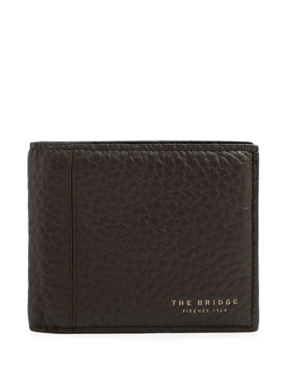 The Bridge leather wallet - Marrone
