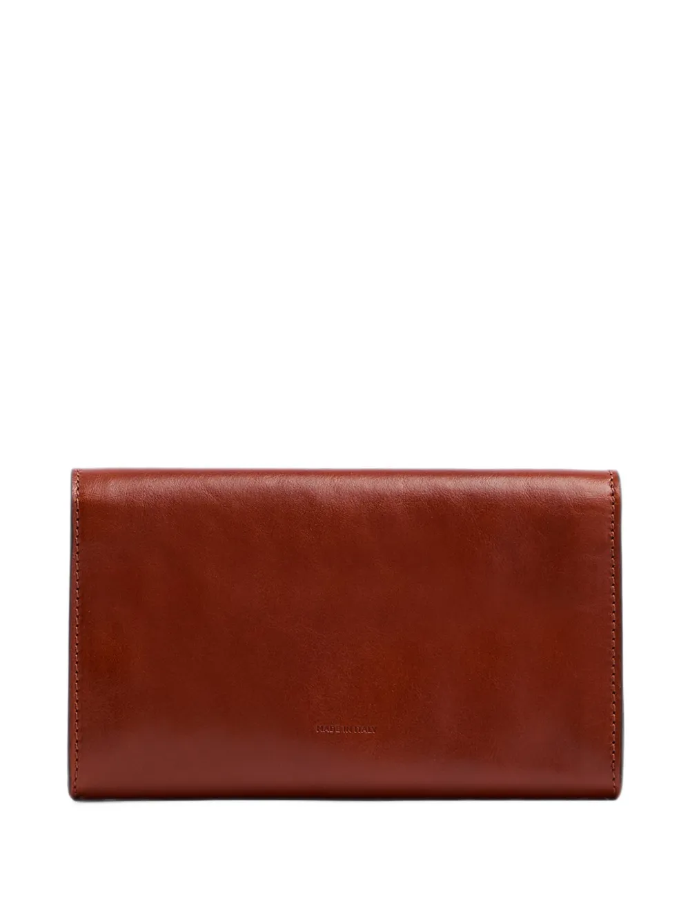 The Bridge Mara leren clutch Bruin