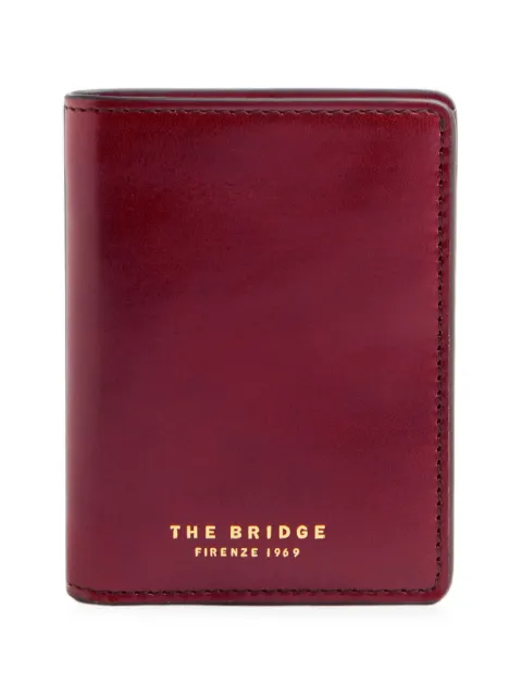 The Bridge logo-print leather passport holder