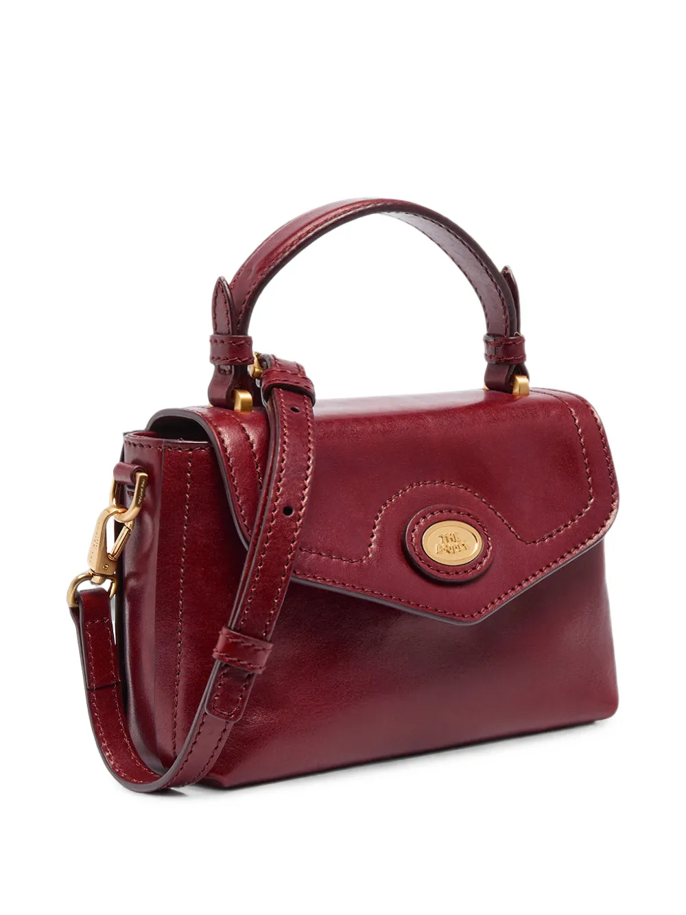 The Bridge Kleine leren shopper Rood