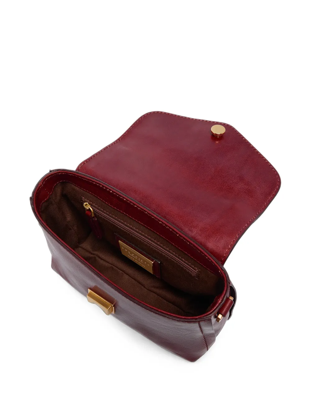 The Bridge Kleine leren shopper Rood