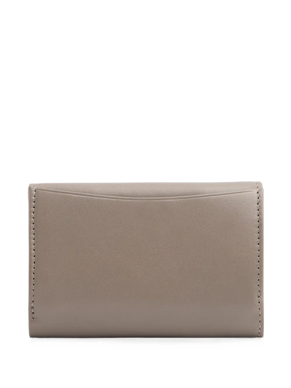 The Bridge Leren portemonnee Beige