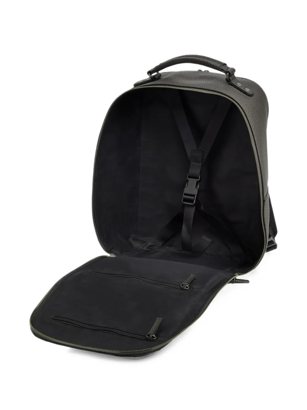 The Bridge Manfredi leather backpack Bruin