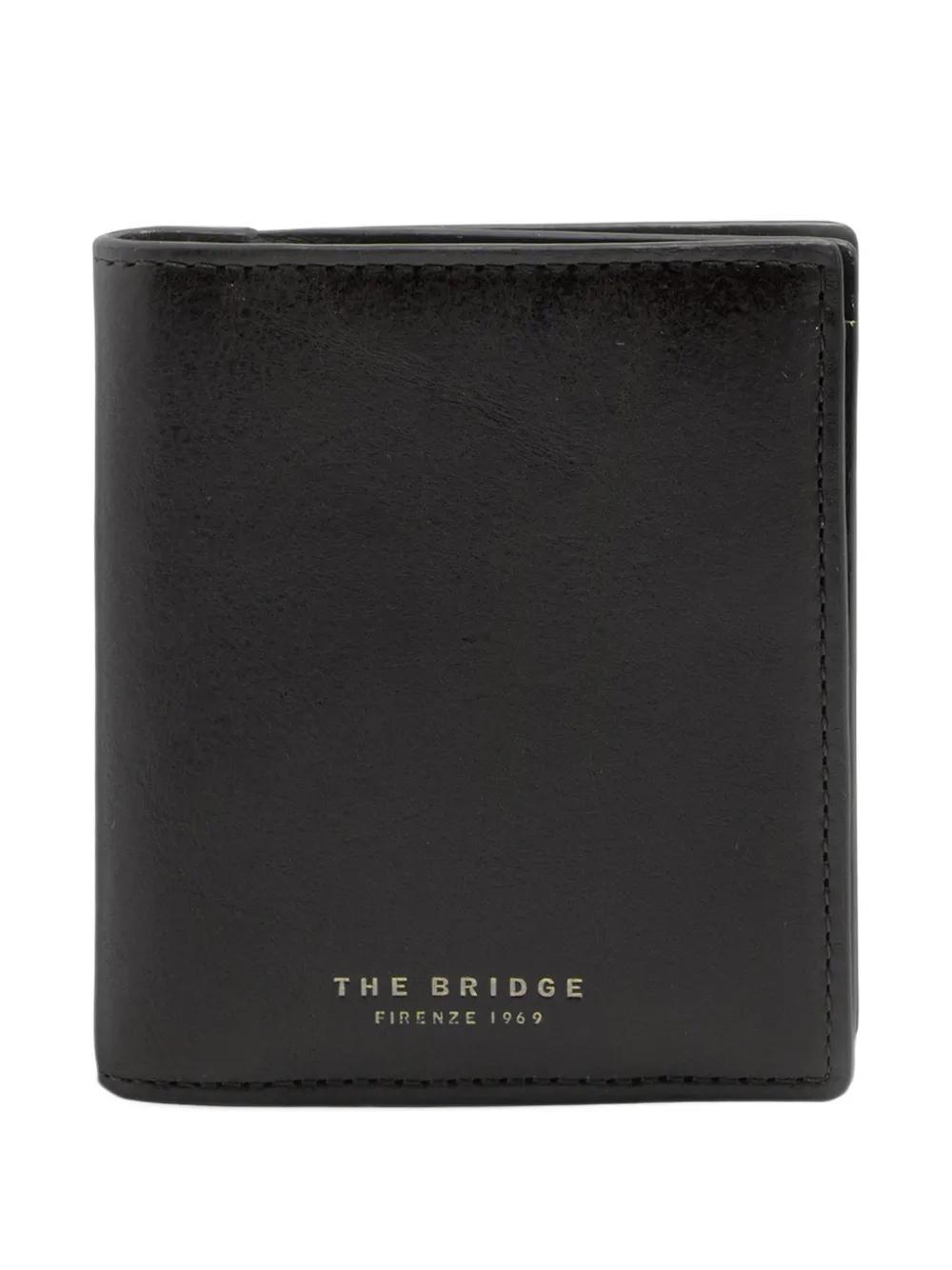 The Bridge logo-print leather wallet