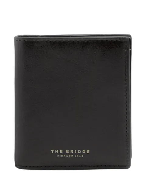 The Bridge logo-print leather wallet