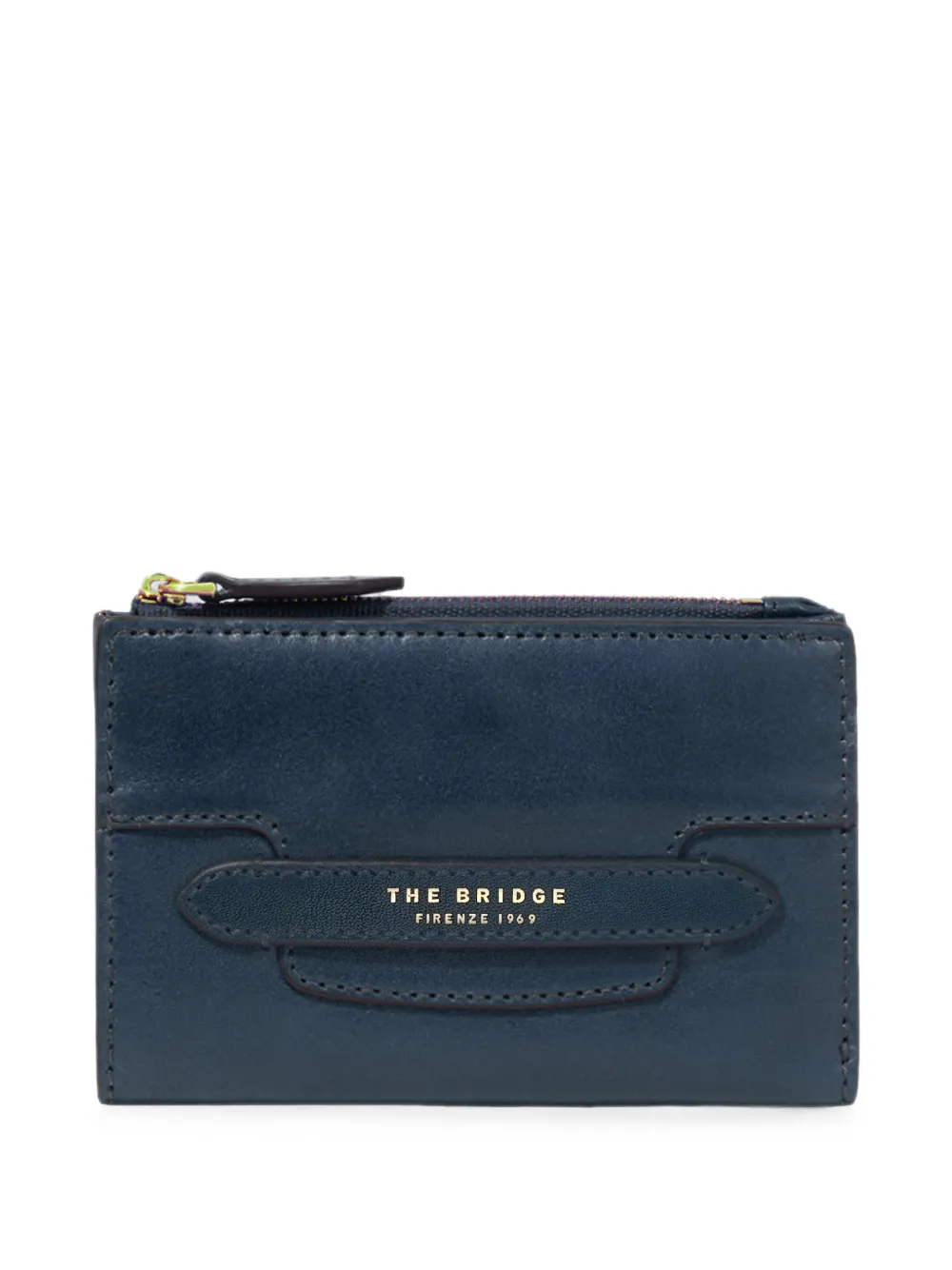 The Bridge leather wallet - Blu