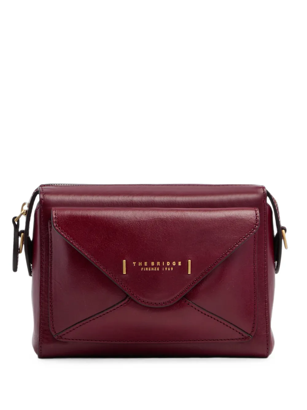 The Bridge leather cross body bag - Rosso