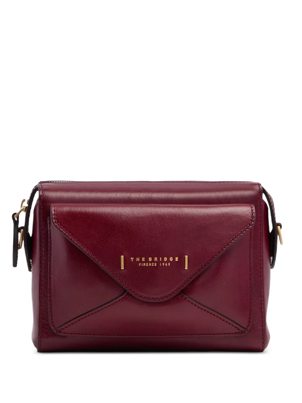 The Bridge leather cross body bag - Rosso
