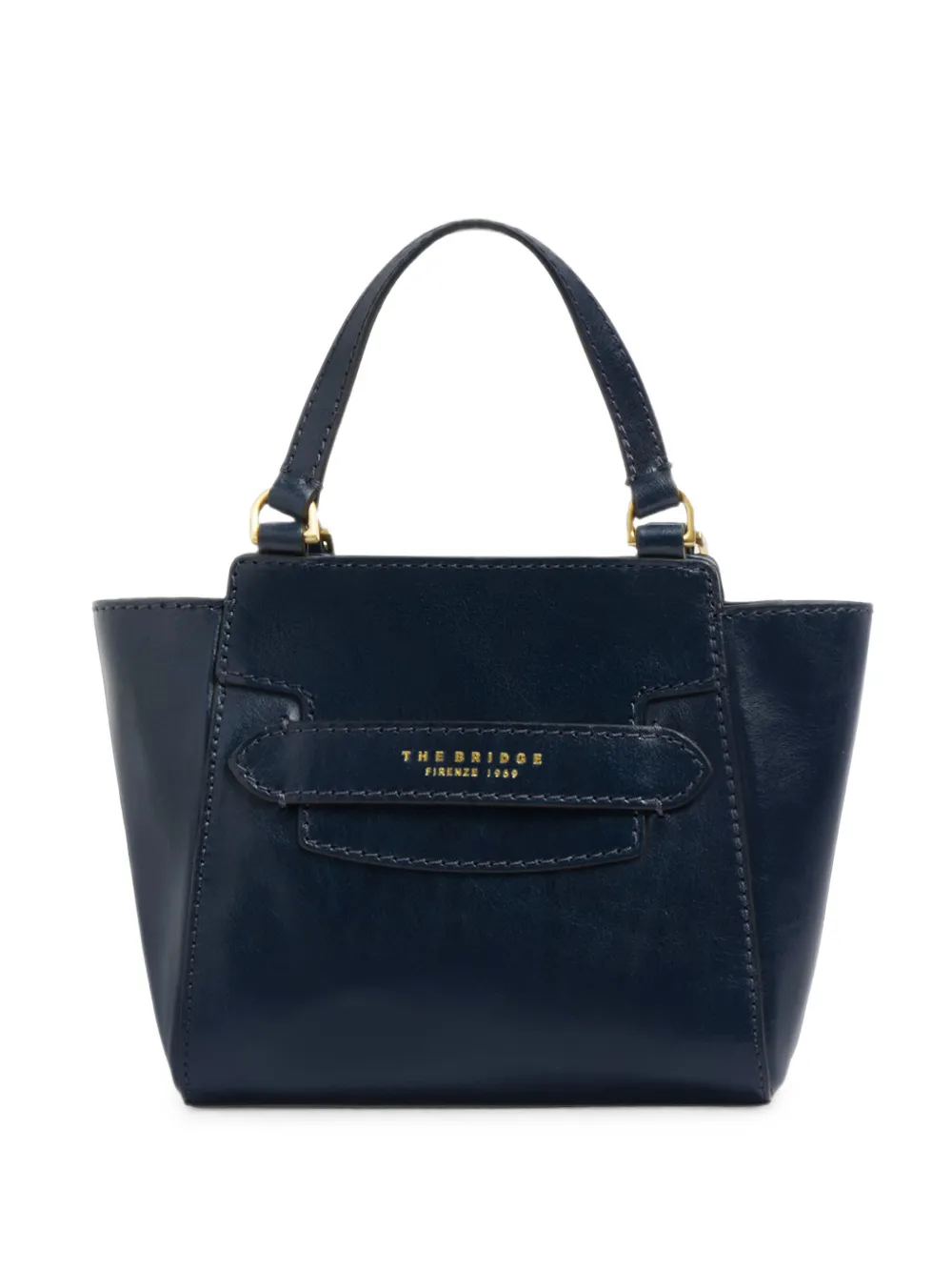 The Bridge leather shoulder bag - Blu