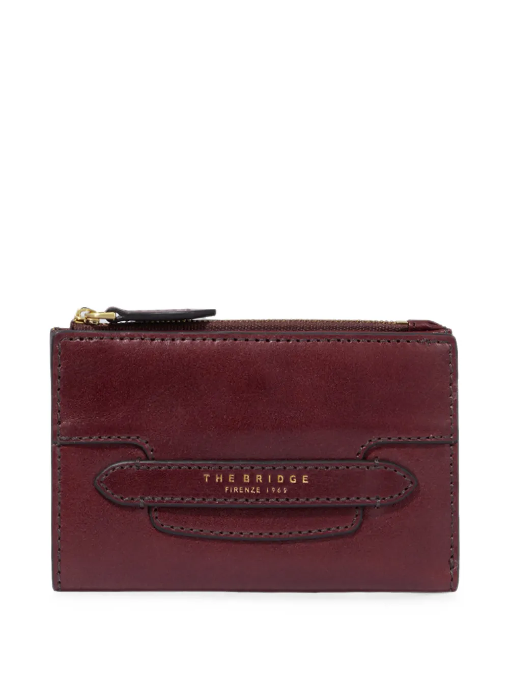 The Bridge leather wallet - Rosso