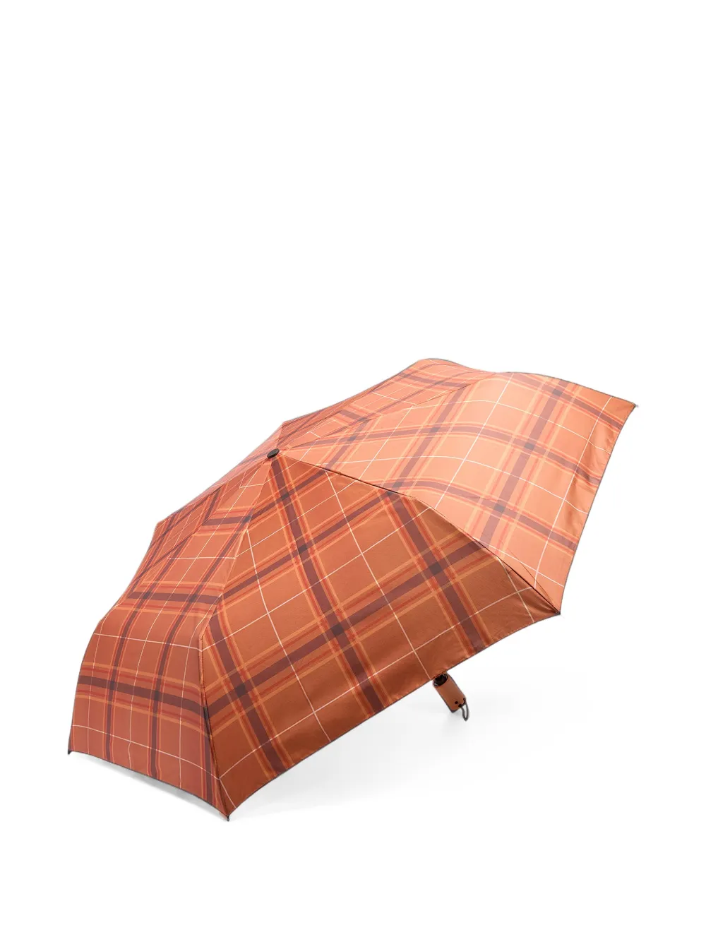 The Bridge Ombrelli compacte paraplu met tartan-ruit Oranje
