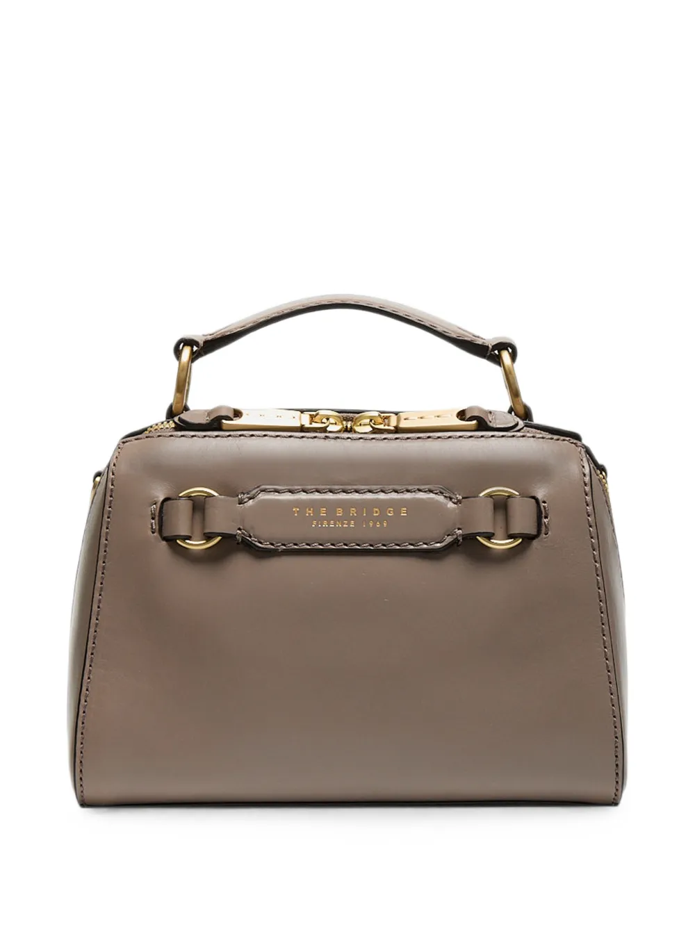 The Bridge Laura leather tote bag - Tons neutres The Bridge Laura leather tote bag - Tons neutres
