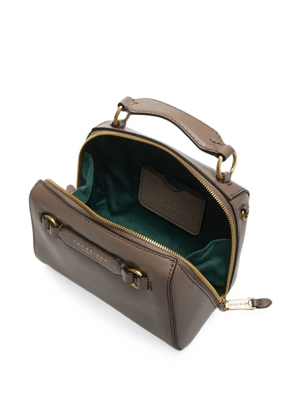 The Bridge Laura leren shopper Beige