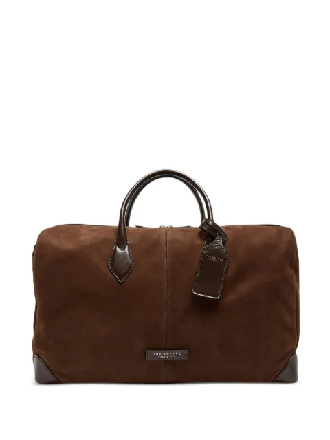 The Bridge leather-trim nubuck holdall