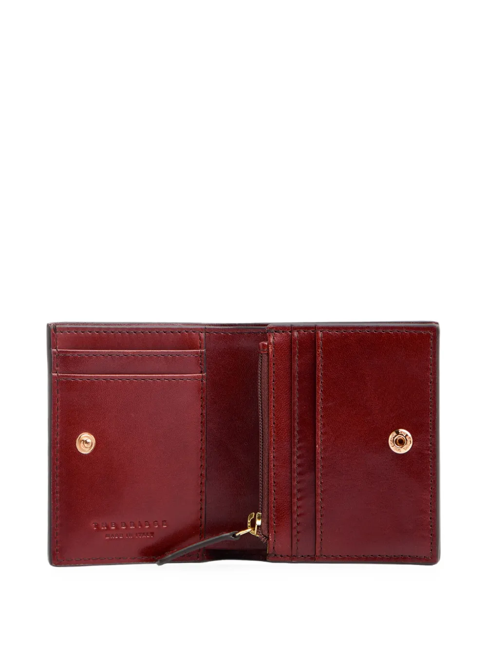 The Bridge Lara portemonnee met logo-print Rood