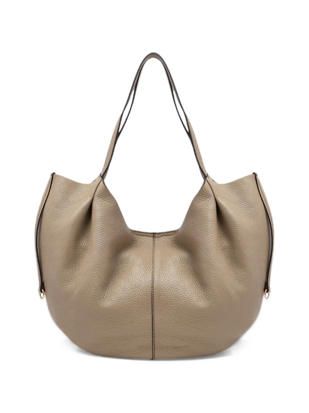 The Bridge Marisa leren shopper met textuur Beige