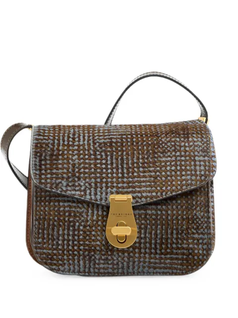 The Bridge Mia animal-pattern leather shoulder bag