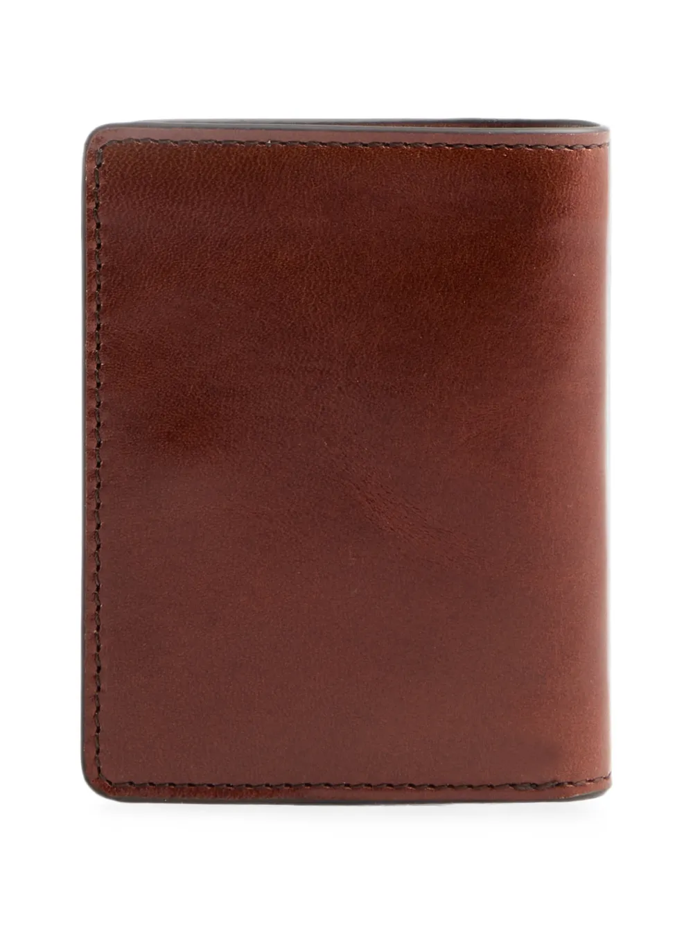 The Bridge Leren portemonnee met logoprint Bruin
