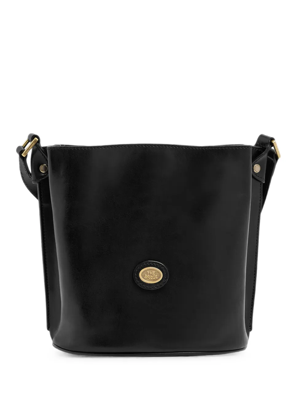 The Bridge Story Donna logo-plaque leather bucket bag