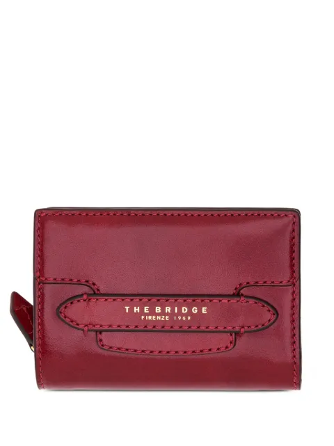 The Bridge logo-print leather wallet